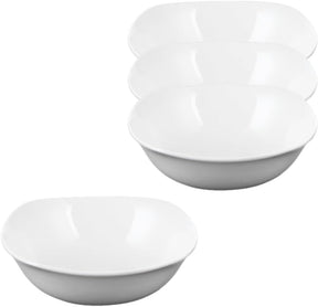 Wilmax Schale 650 ml 16.5 cm Weiß Porzellan 4er Set WL-992001/A4