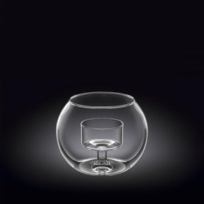 Wilmax Teelichthalter 10 x 8 cm Glas Transparent WL-888973/A