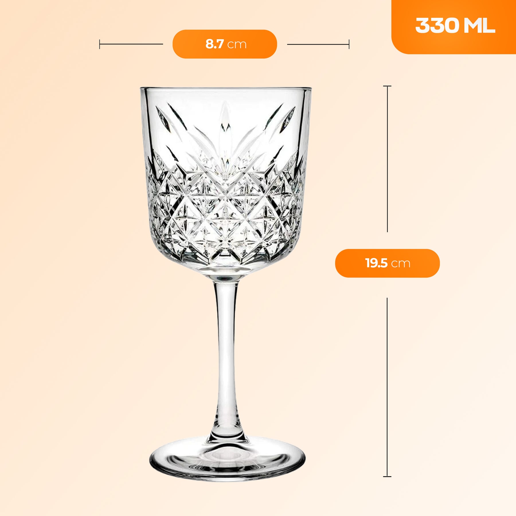 Pasabahce Timeless Rotweinglas, 330 ml