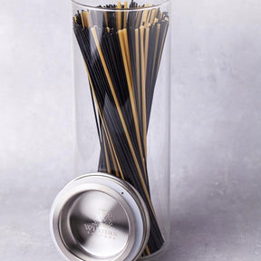 Wilmax Vorratsglas 1600 ml mit Edelstahldeckel 2er Set WL-888518/A2