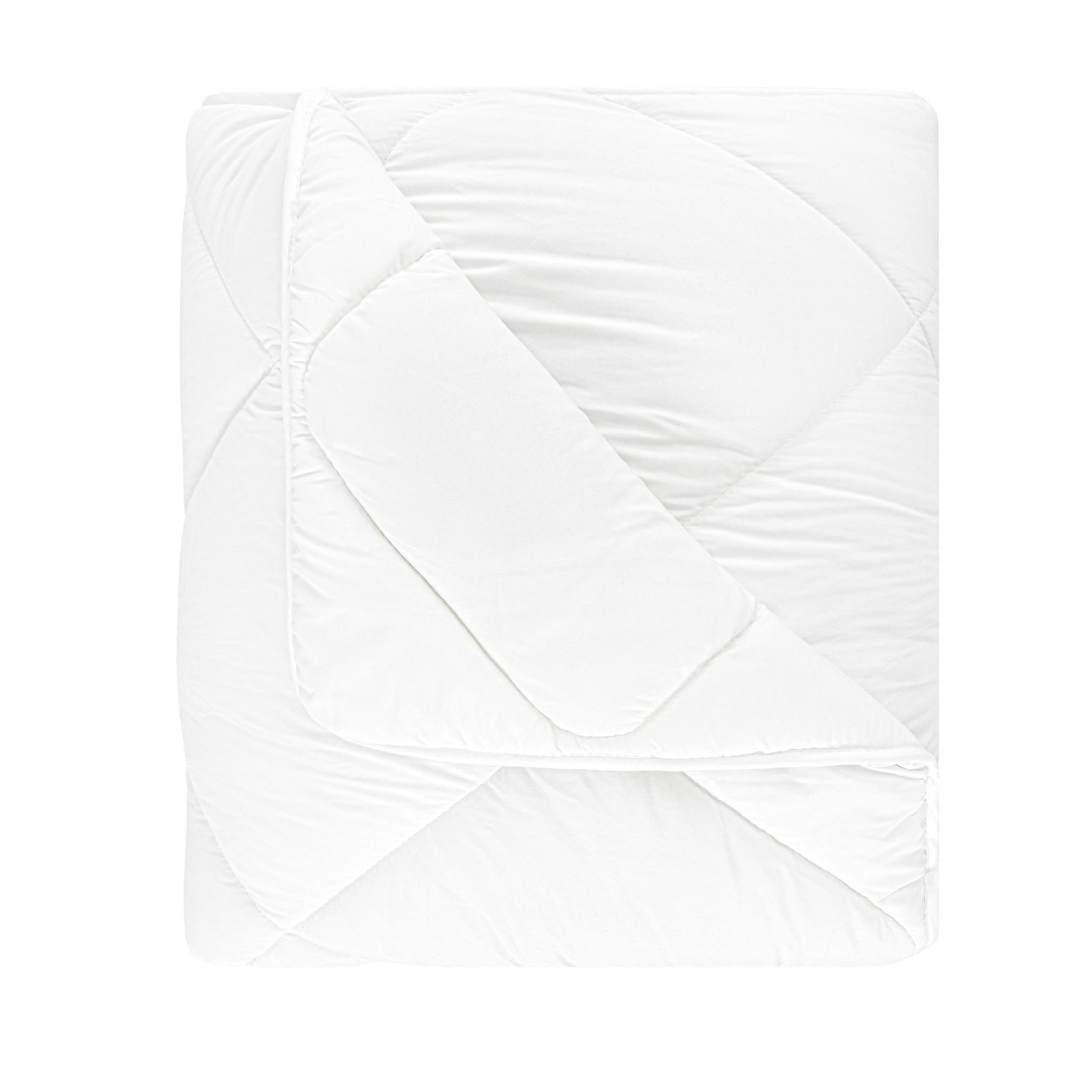 Mikrofaser Bettdecke Weiß, 155x220 cm, Leichtes Steppbett - Atmungsaktive Ganzjahresdecke aus Mikrofaser, Waschbare Bettdecke, 300 gr/m2 Faserfüllung