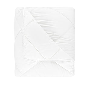 Mikrofaser Bettdecke Weiß, 155x220 cm, Leichtes Steppbett - Atmungsaktive Ganzjahresdecke aus Mikrofaser, Waschbare Bettdecke, 300 gr/m2 Faserfüllung