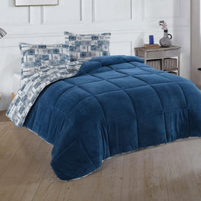 Einzelne Wellsoft Steppdecke mit doppelseitigem Kissenbezug 155X220 cm Steppdecke