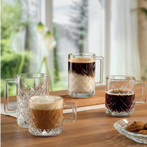 Pasabahce Timeless Mug mit Henkel - 2er Set