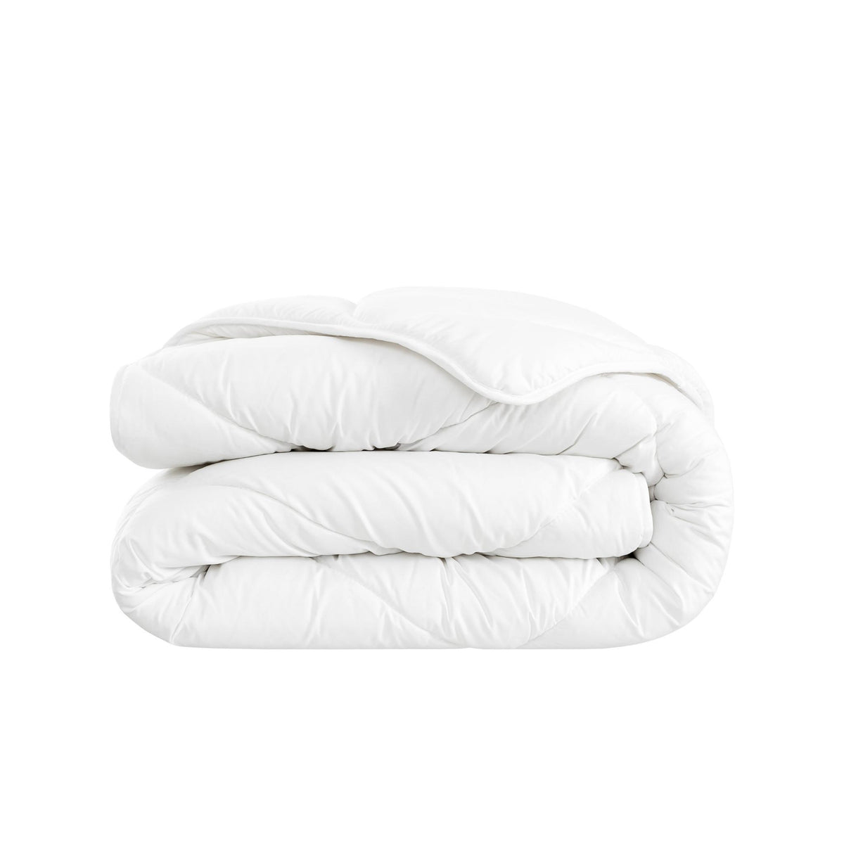 Mikrofaser Bettdecke Weiß, 200x200 cm,Doppelbett Leichtes Steppbett-Atmungsaktive Ganzjahresdecke aus Mikrofaser, Waschbare Bettdecke, 300 gr/m² Faser