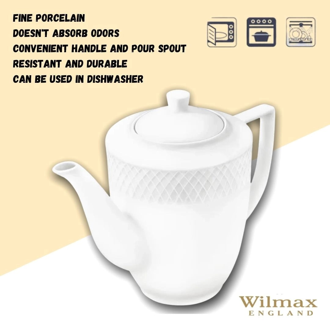 Wilmax Kaffeekanne 750 ml Weiß Porzellan WL-880111/1C