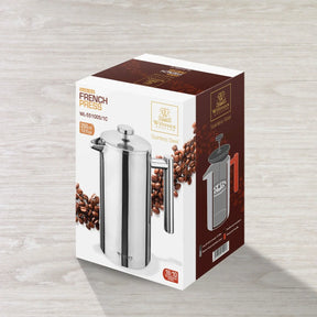 Wilmax Espresso Maker 350 ml Edelstahl WL-551005/1C