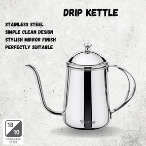 Wilmax Drip Kettle 600 ml Edelstahl