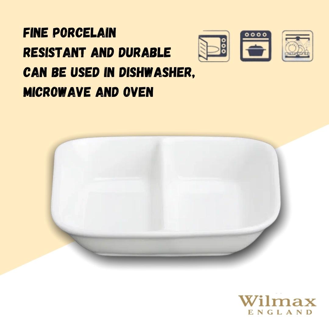 Wilmax Sojaschale 8.5 x 8.5 cm Porzellan Weiß WL-996050/A