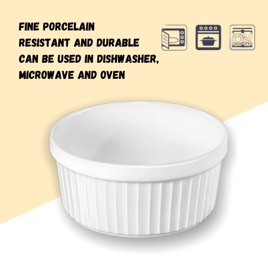 Wilmax Ramekin 180 ml Porzellan Weiß WL-996134/A