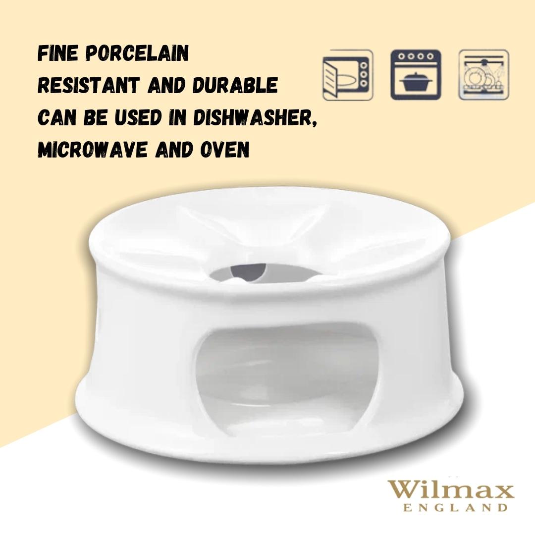 Wilmax Stövchen 13 cm Porzellan Weiß WL-996006/A
