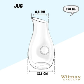 Wilmax Krug 750 ml Kristallglas Transparent WL-888339/1C
