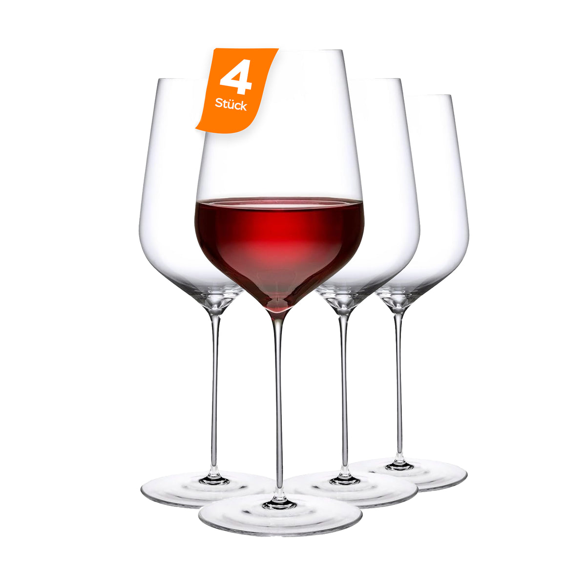 NUDE Stem Zero Trio Rotweinglas - 510 ml