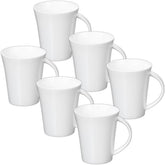 Wilmax Tassen 380 ml Weiß Porzellan 6er Set WL-993012/A6