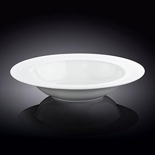 Wilmax Tiefer Teller 28 cm 800 ml aus Porzellan, Weiß WL-991219/A