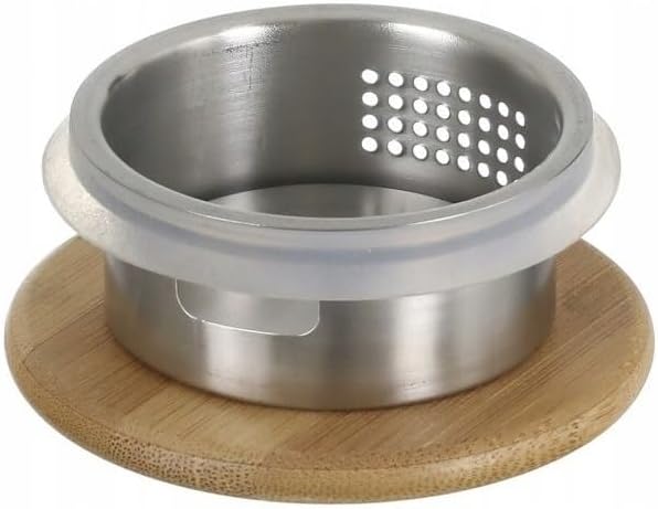 Wilmax Karaffe 1900 ml Thermoglas mit Bambusdeckel Transparent WL-888216/A