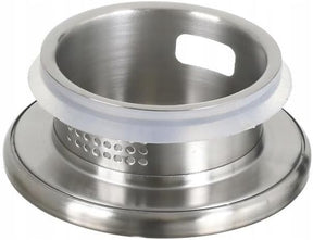 Wilmax Borosilikat Glas Krug mit Edelstahl-Deckel