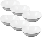 Wilmax Schale 650 ml 16.5 cm Weiß Porzellan 6er Set WL-992001/A6