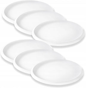 Wilmax Dessertteller 21.5 cm Weiß Porzellan 6er Set WL-991235/A6