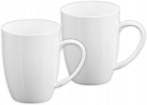 Wilmax Tassen 460 ml Weiß Porzellan 2er Set WL-993018/A2
