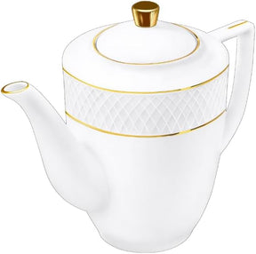 Wilmax Kaffeekanne 750 ml Weiß Porzellan