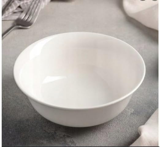 Wilmax Schale 700 ml 15 cm aus Porzellan, Weiß WL-992004/A