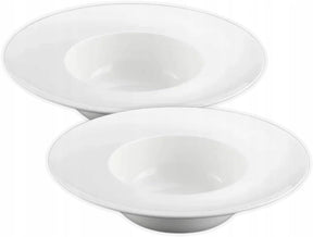 Wilmax Tiefer Teller 25.5 cm 600 ml Weiß Porzellan 2er Set WL-991187/A2