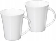 Wilmax Tassen 380 ml Weiß Porzellan 2er Set WL-993012/A2