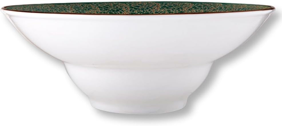 Wilmax Tiefer Teller 22,5 cm 1100 ml Grün Porzellan WL-667523/A