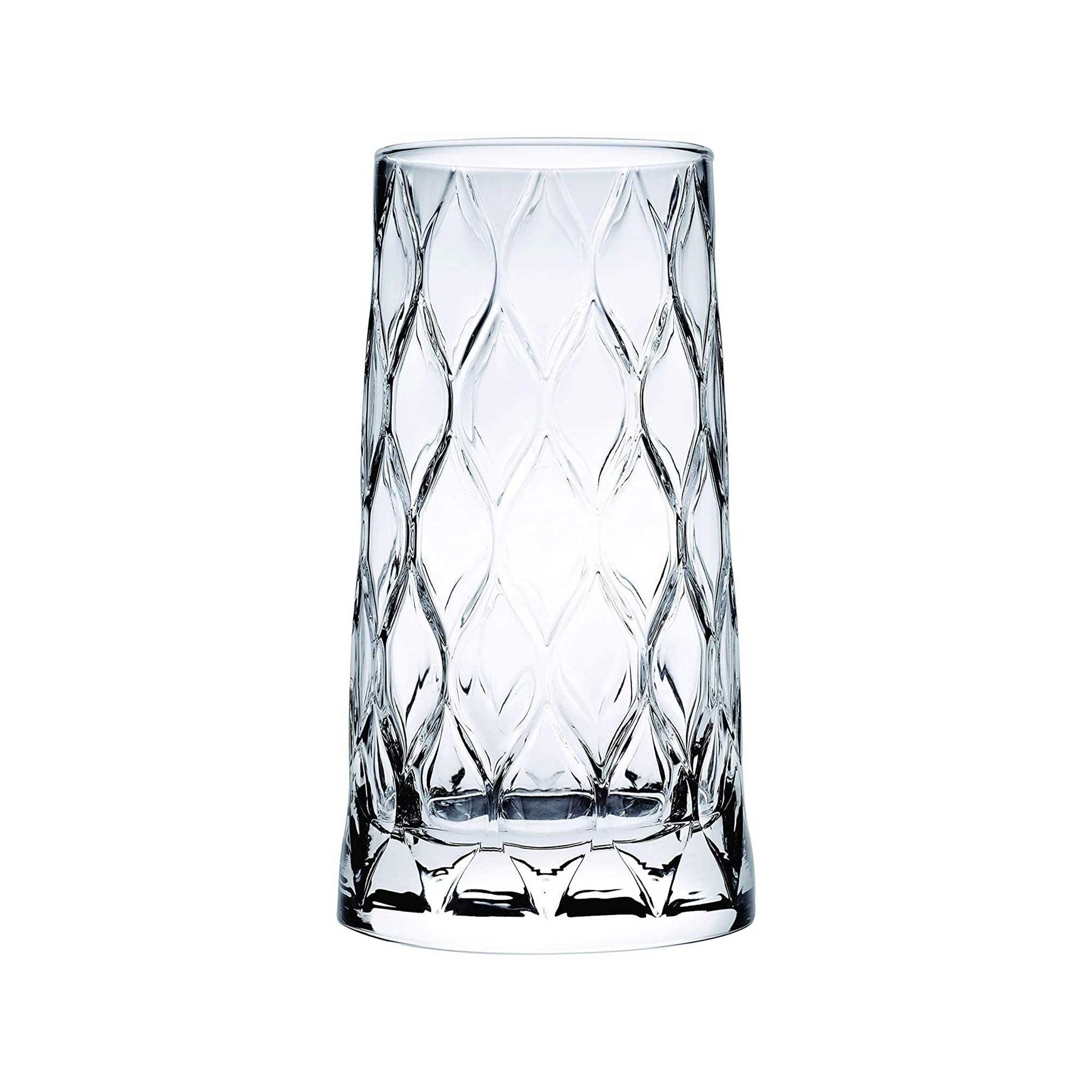 Pasabahce Leafy Longdrinkgläser – 4er Set, 450 ml