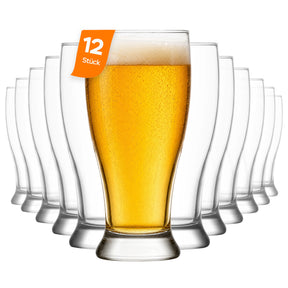 LAV Brotto Bierglas 565 ml Seitenansicht mit Stiel