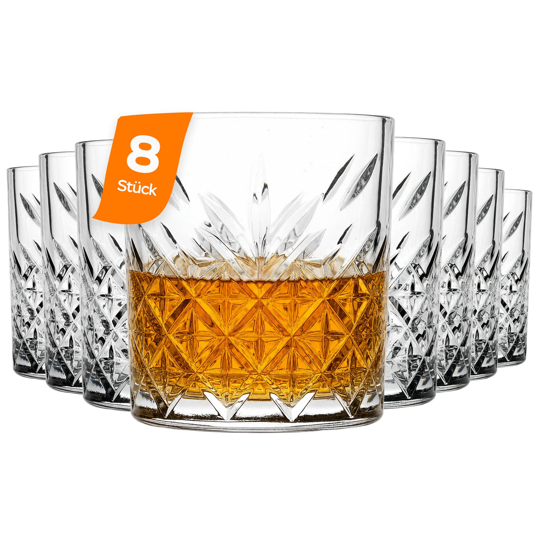 Pasabahce Timeless Whiskykelch 345ml transparent Seitenansicht