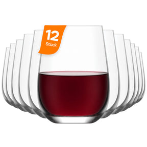 LAV Gaia Rotweinkelch 475 ml Seitenansicht mit Stiel