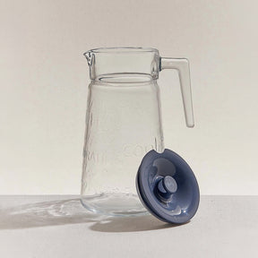 Pasabahce City Pop Glaskrug mit Deckel - 2 Liter, transparent
