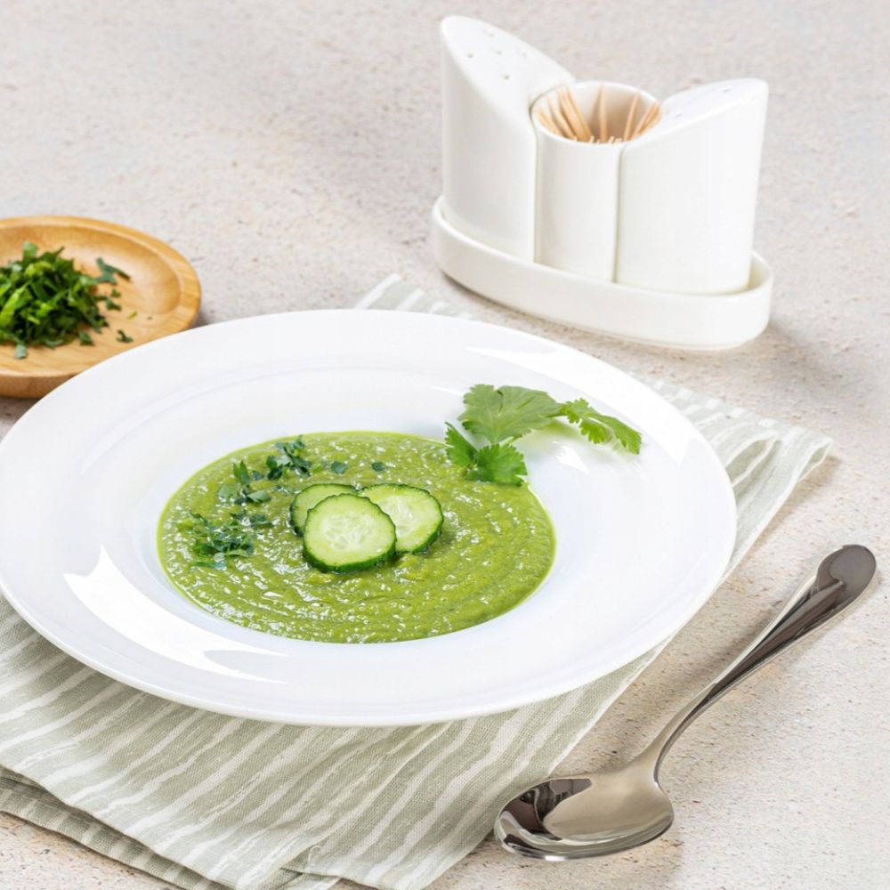 Wilmax Salz- und Pfefferstreuer Set Porzellan Weiß WL-996117/1C