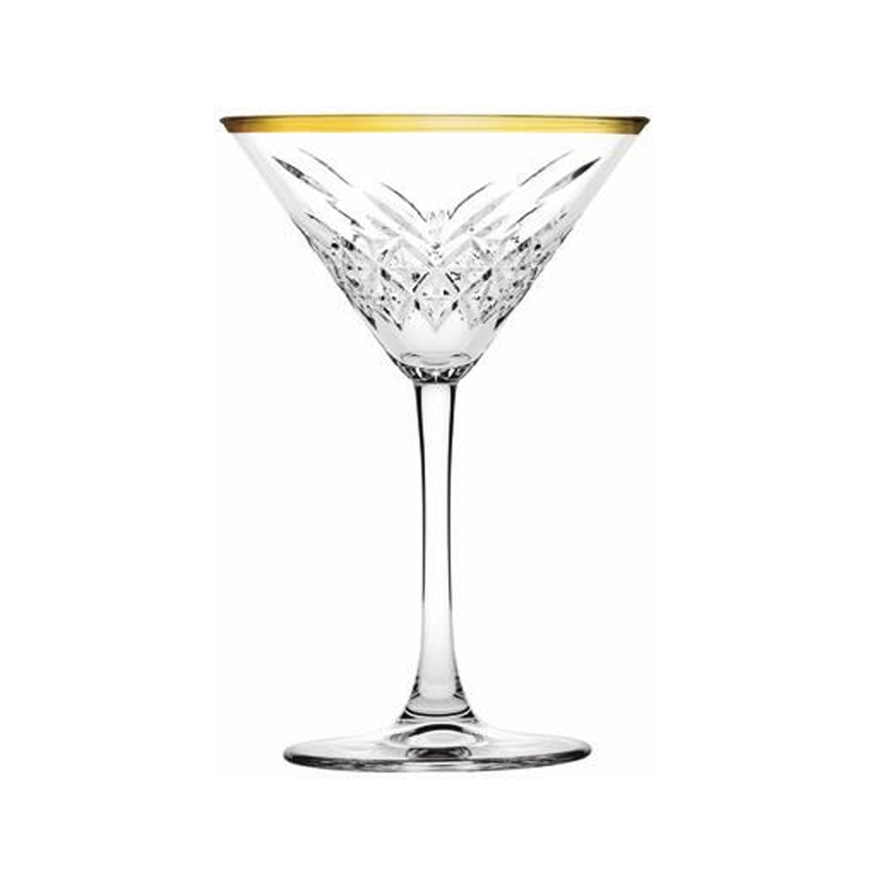 Pasabahce Trinkgläser Golden Martini Kristall 4er  440176 - Nordic Schiller