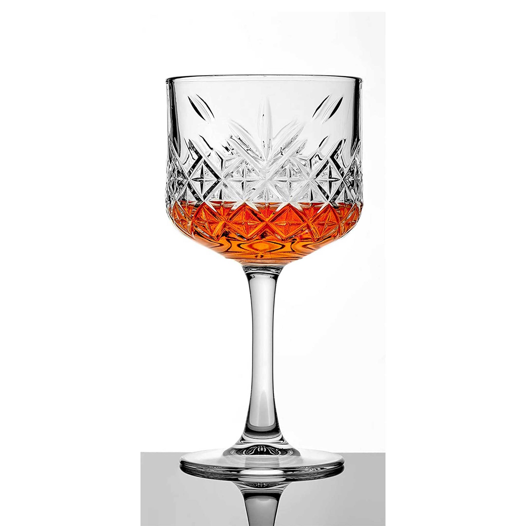 Pasabahce Timeless Golden Cocktailgläser – 4er-Set mit Goldrand, 490ml