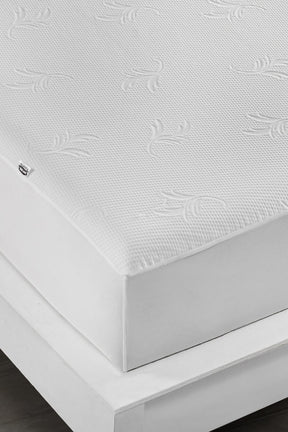 Soft 3D Blumenmotiv Wasserundurchlässiger Matratzenschoner - Einzel-, Doppel- & King-Size 100x200 cm