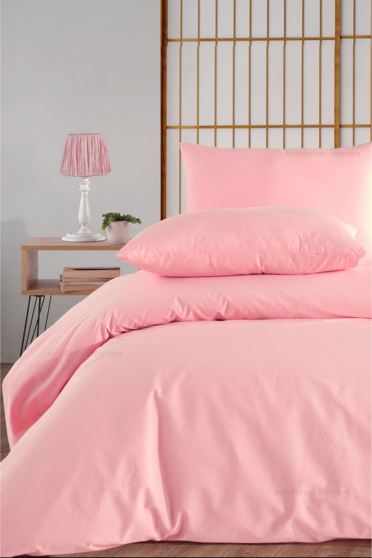 Cotton duvet cover set for double bed (100% cotton, without fitted sheet) 200x220 cm