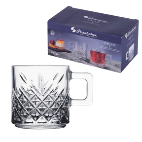Pasabahce Timeless Mug mit Henkel - 2er Set