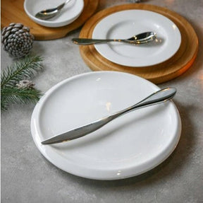 Wilmax Speiseteller 27 cm aus Porzellan, Weiß WL-991237/A