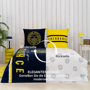 Bettwäsche-Set 2 teilig 135x200 + 80x80 cm, 100% Baumwolle, super weich, doppelseitig, Kinderbettwäsche für Jungen & Mädchen