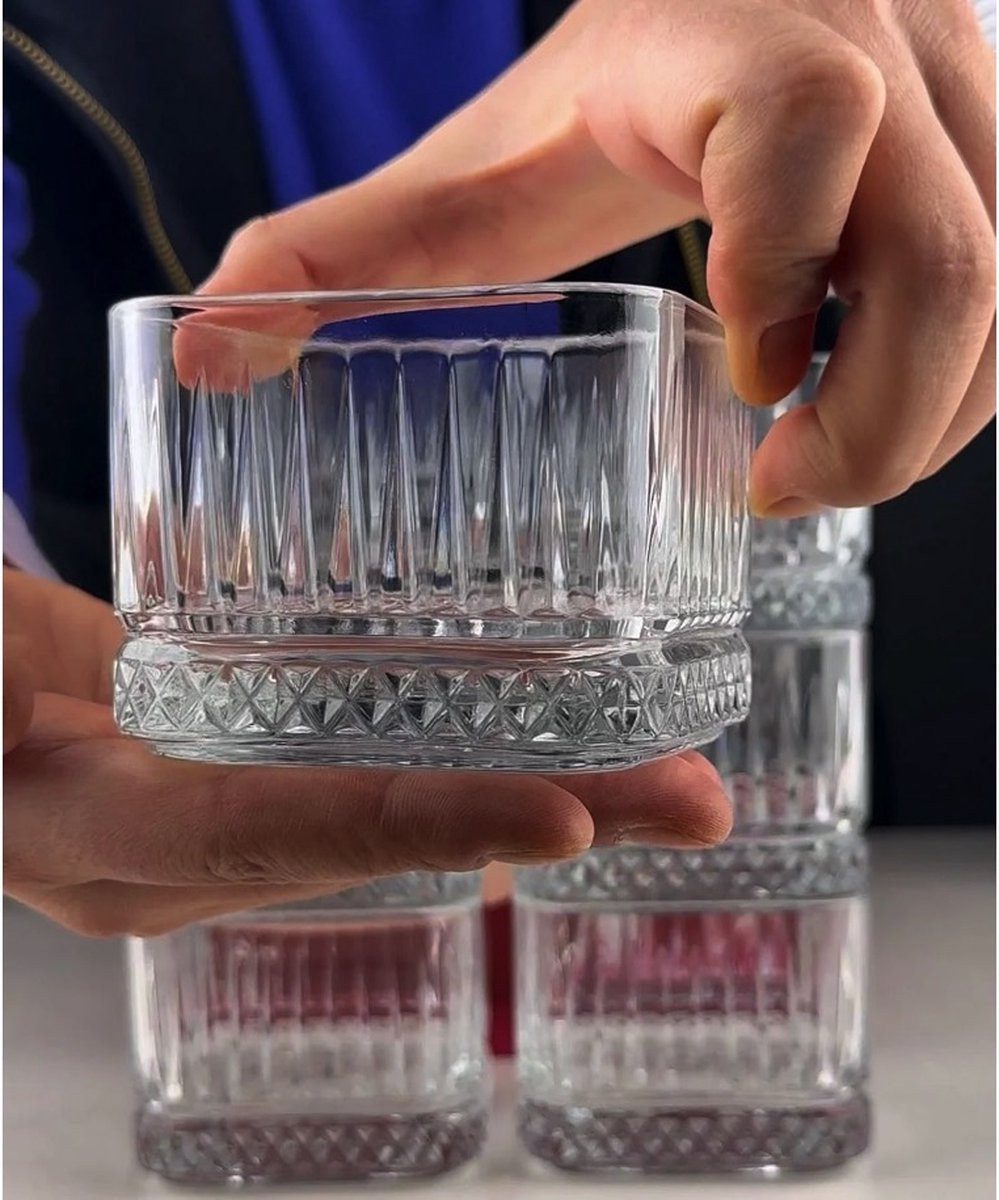 Pasabahce Elysia Stapelbare Glasschale 235 ml (7 3/4 oz), 4-tlg.
