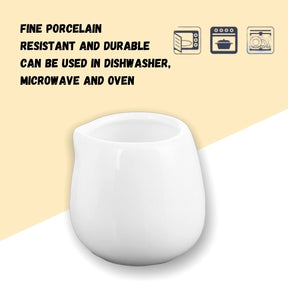 Wilmax Sahnekännchen 100 ml Weiß Porzellan WL-995003/A