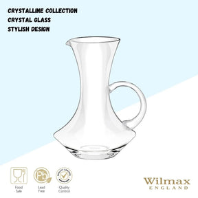 Wilmax Karaffe 1500 ml Kristallglas Transparent