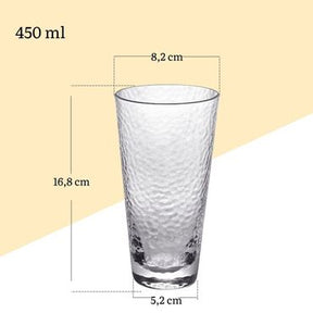 Wilmax Karaffe mit 6 Gläsern Thermoglas Set WL-888211/A-888630/A6