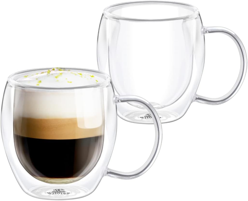 Wilmax Doppelwandiger Glasbecher 500 ml 2er Set WL-888749/A2