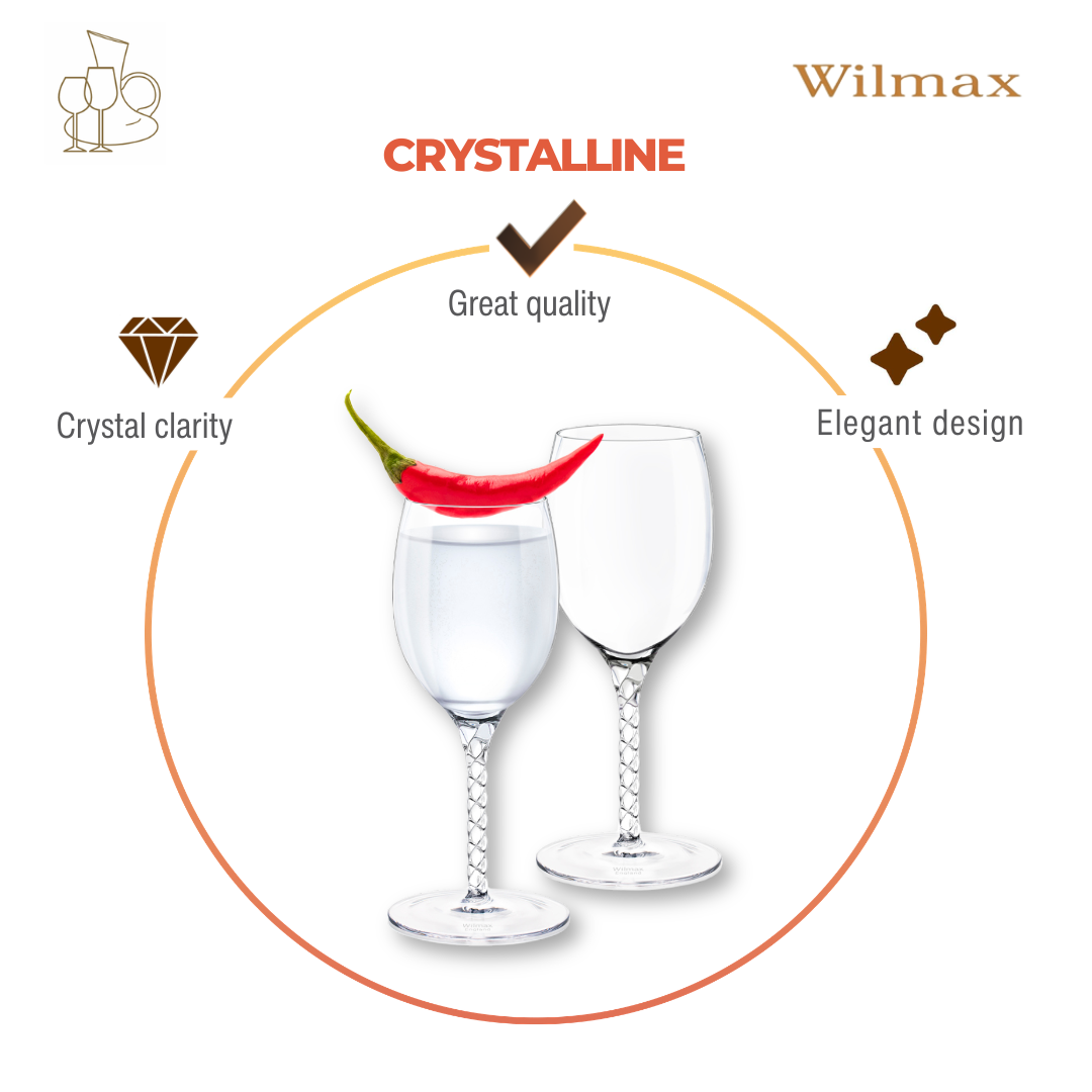 Wilmax Likörglas 65 ml Kristallglas Transparent 2er Set WL-888111/2C