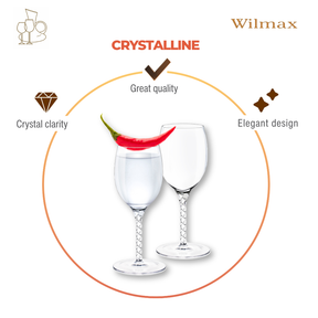Wilmax Likörglas 65 ml Kristallglas Transparent 2er Set WL-888111/2C