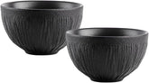 Wilmax Schüssel Lotus Schwarz 1000 ml 2er Set WL-664117/A2